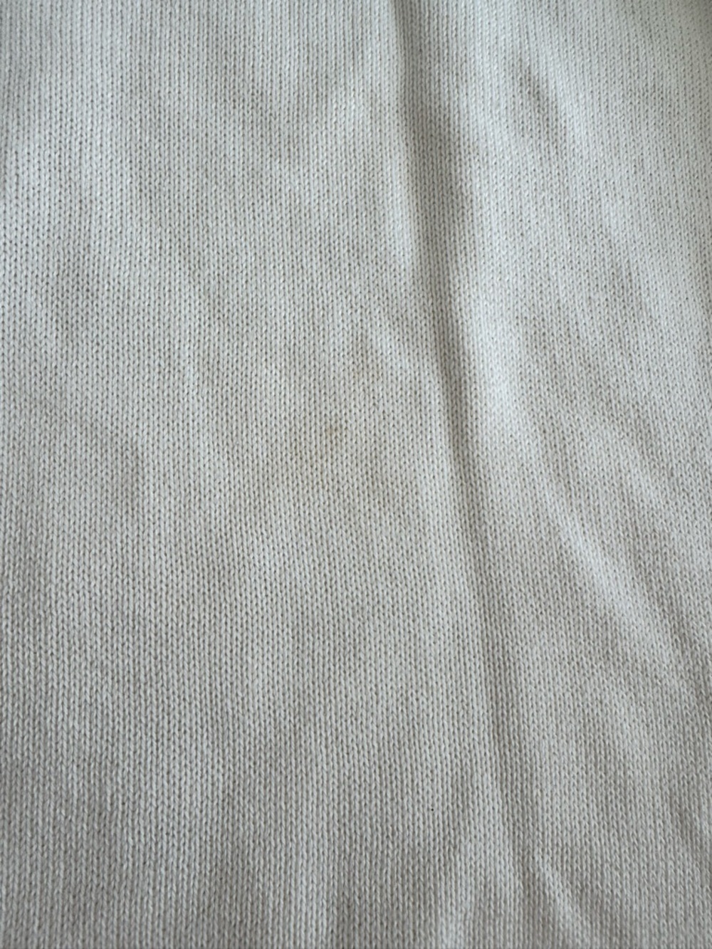 White Stag Women’s Xl 16-18 V-Neck Sweater Nwt Ivory Cotton Acrylic With Flaw — image 8 of 8
